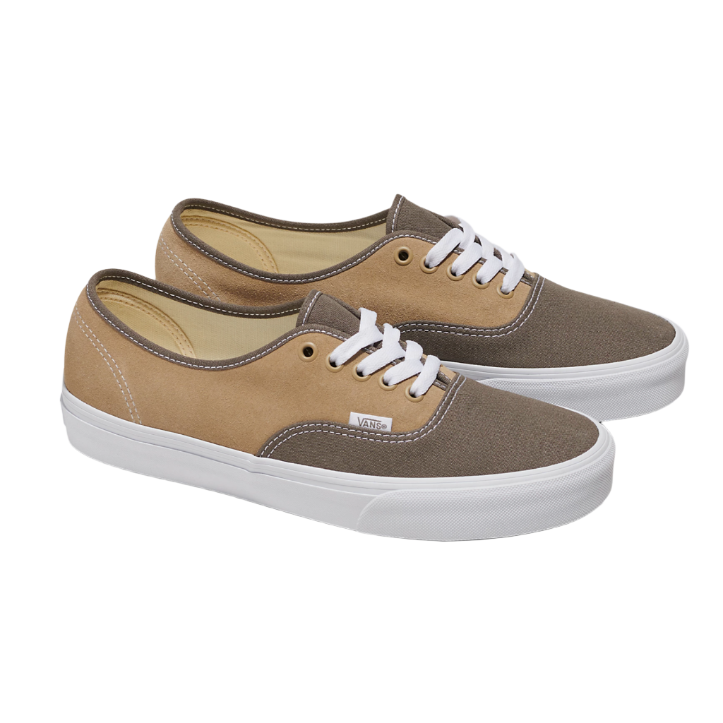 Authentic Canvas/Suede Block Brown