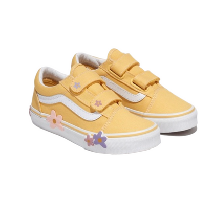 Kids Old Skool V Flower Yellow