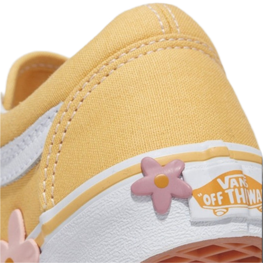 Kids Old Skool V Flower Yellow