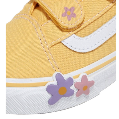 Kids Old Skool V Flower Yellow