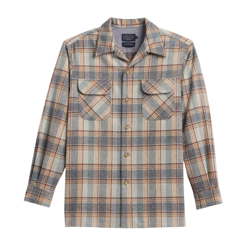 Board Shirt Grey Mix Multi Plaid 25'