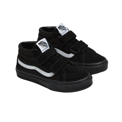 Kids SK8-Mid Reissue V Canvas & Suede Black/Black