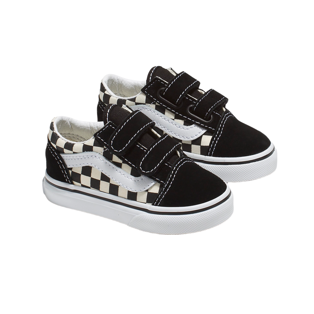 Toddler Old Skool V Black Checkerboard