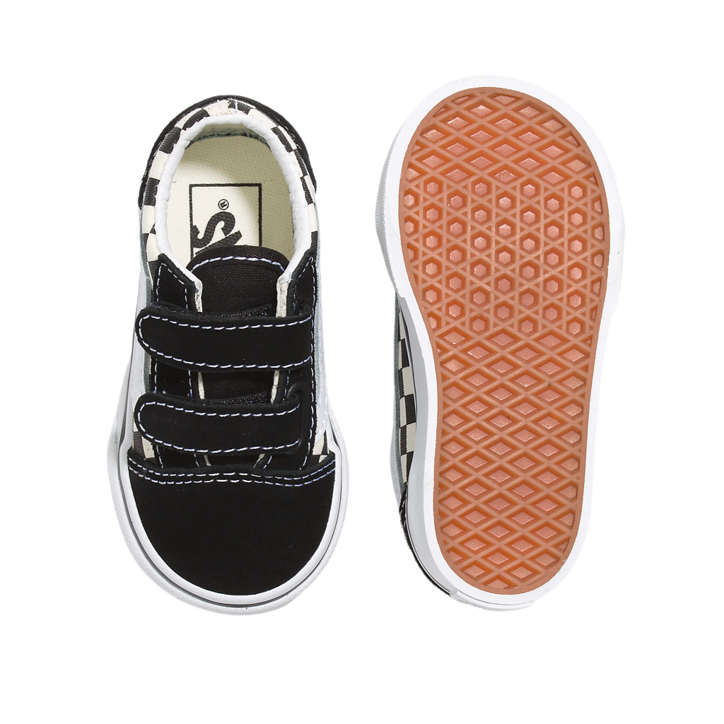 Toddler Old Skool V Black Checkerboard