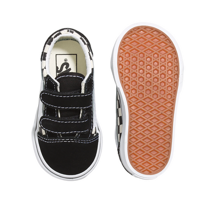 Toddler Old Skool V Black Checkerboard