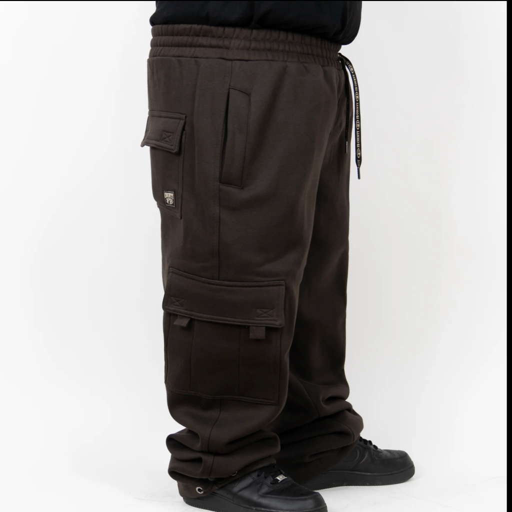 Cargo Sweatpants Brown