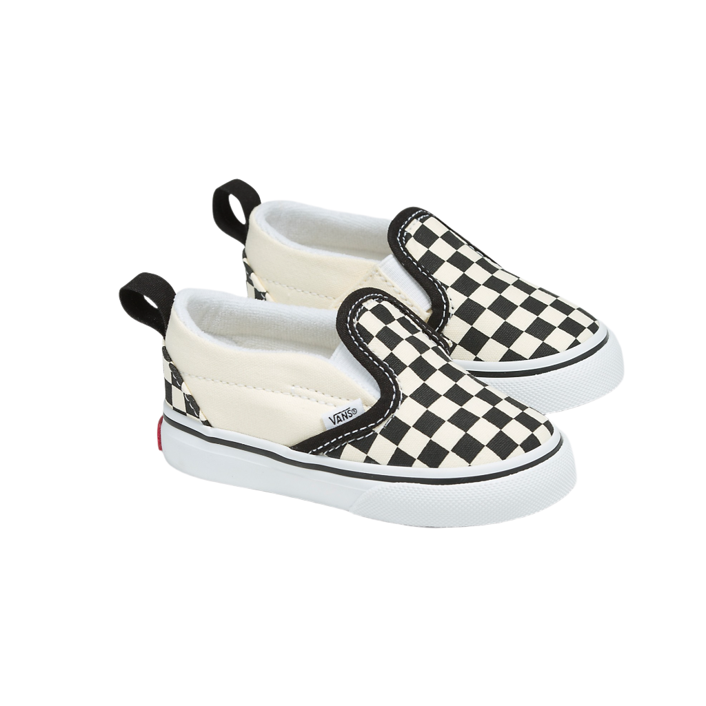 Toddlers Classic Slip-on Checkered Black/White