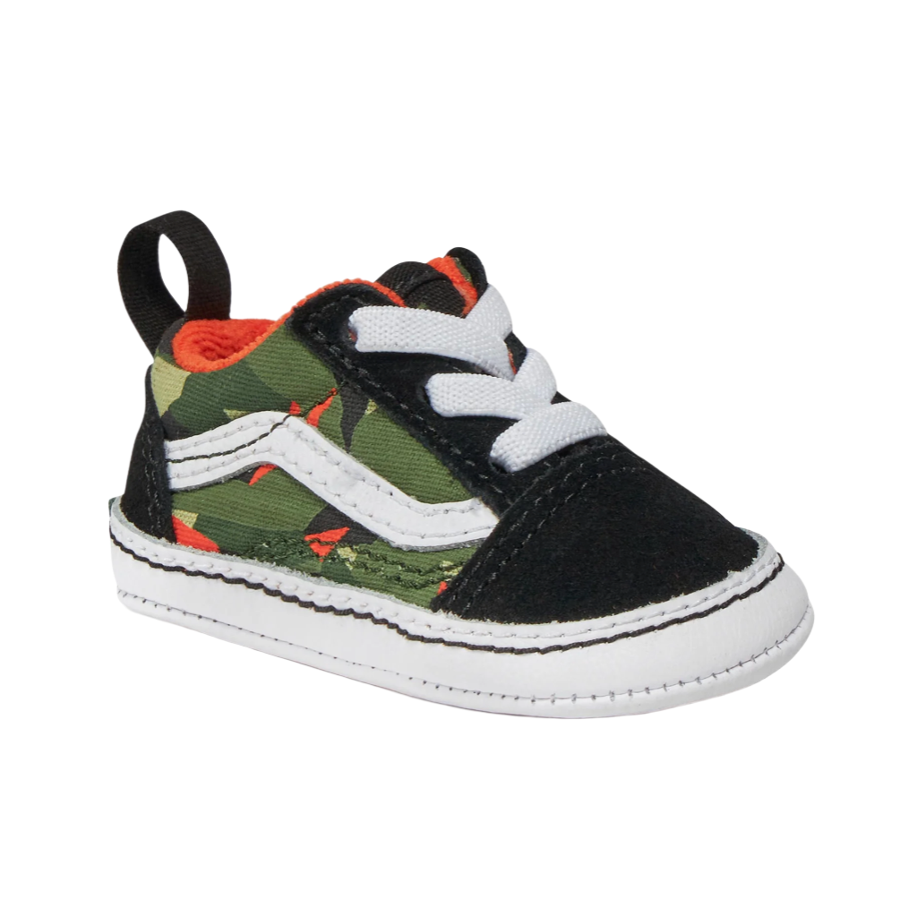 Infant Old Skool Crib Geo Camo Orange/Multi