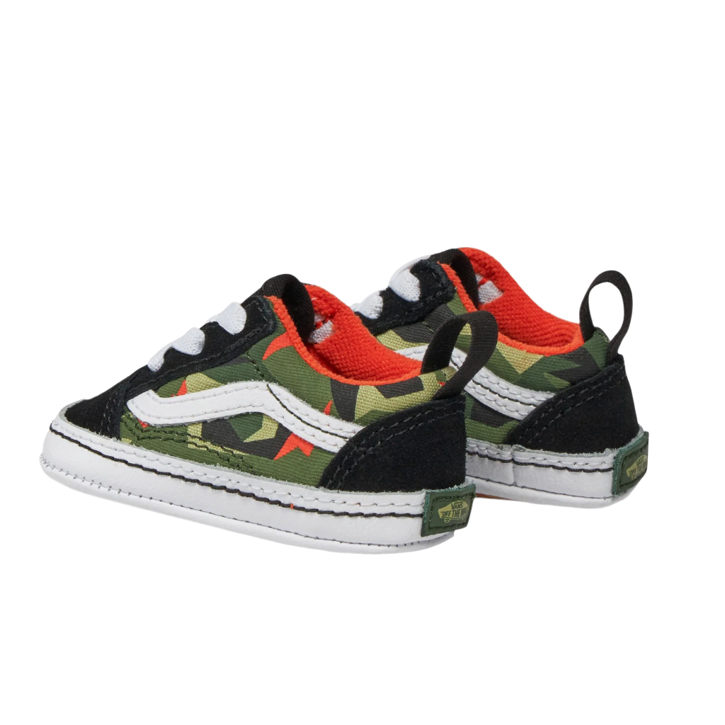 Infant Old Skool Crib Geo Camo Orange/Multi