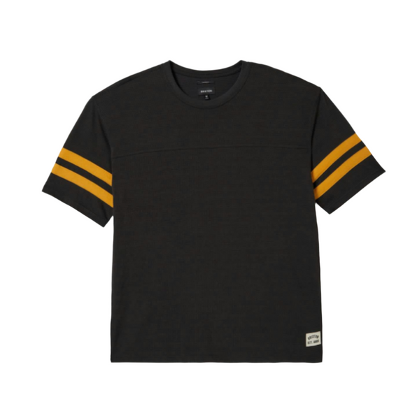 Brixton | Vintage Football Mesh Jersey WashedBlack/RayFlower | T