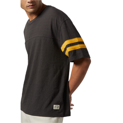 Brixton | Vintage Football Mesh Jersey WashedBlack/RayFlower | T Brixton | Vintage Football Mesh Jersey WashedBlack/RayFlower | T