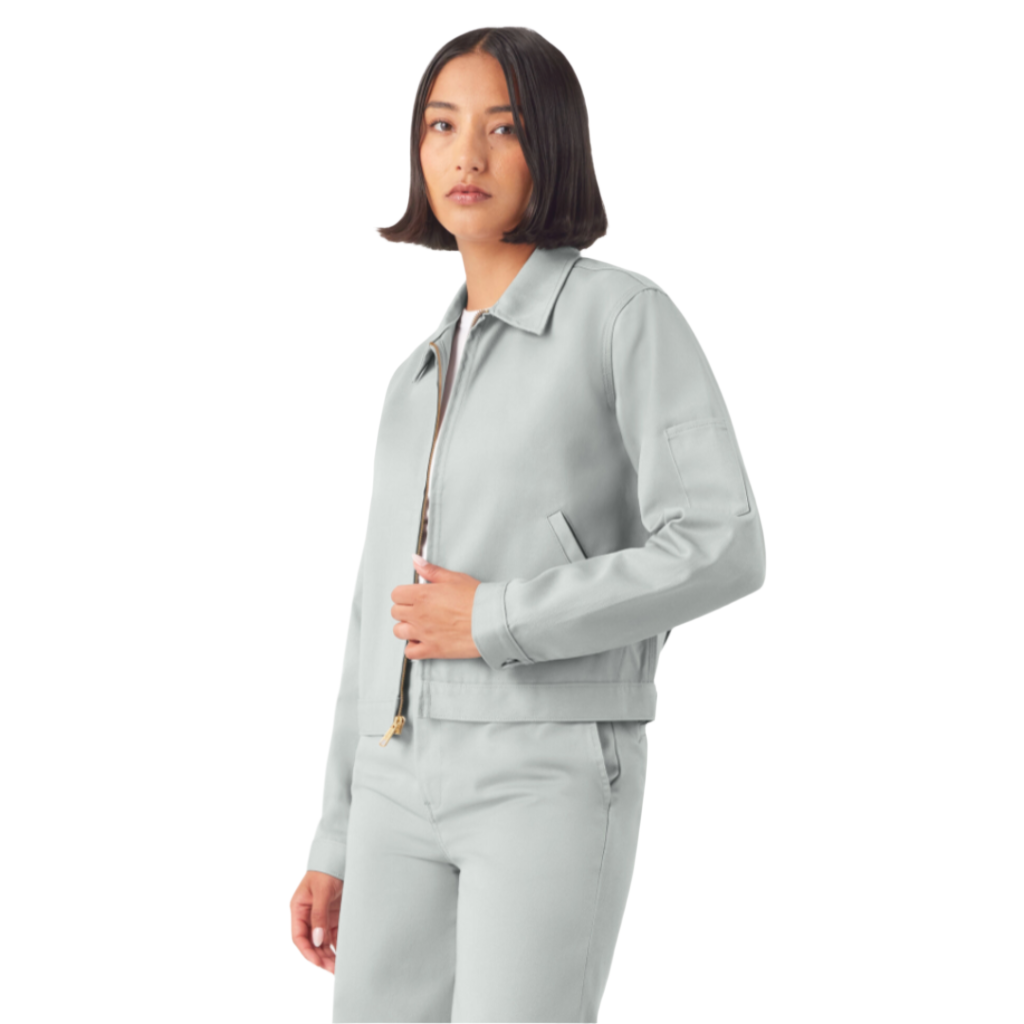 Women's Unlined Cropped Eisenhower Jacket Ultimate Grey