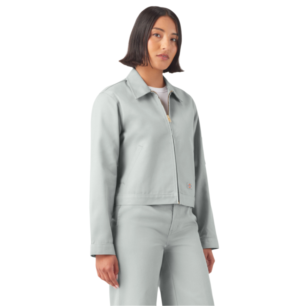 Women's Unlined Cropped Eisenhower Jacket Ultimate Grey