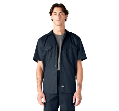 Short Sleeve Work Shirt Dark Navy