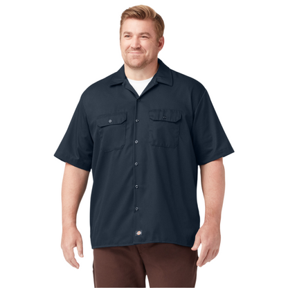 Short Sleeve Work Shirt Dark Navy