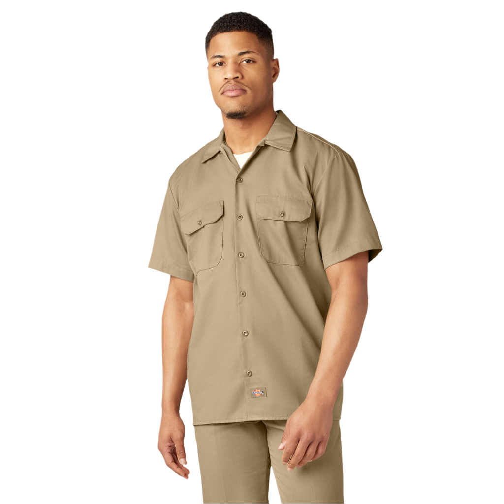 Short Sleeve Work Shirt Khaki