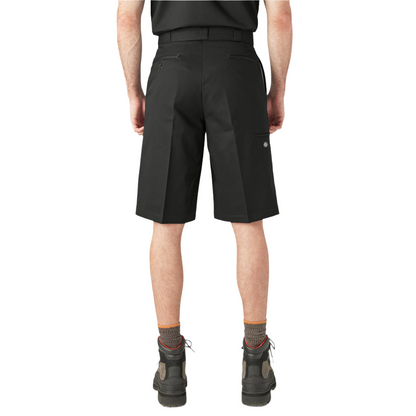 Loose Fit 13" Work Shorts Black