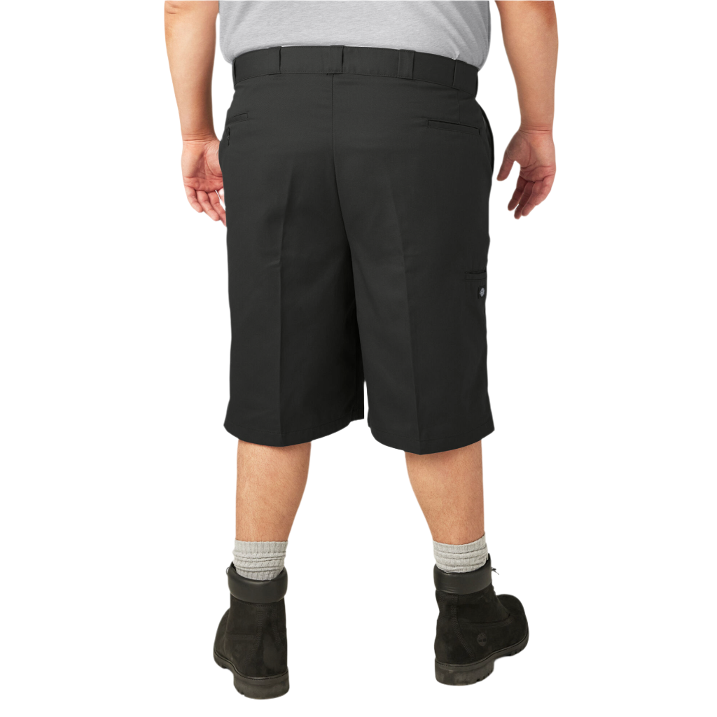 Loose Fit 13" Work Shorts Black