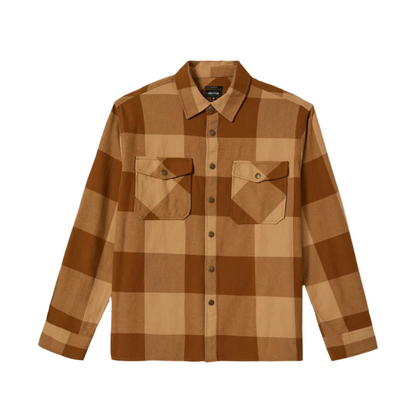 Selden Flannel Washed Copper/Curry Buffalo