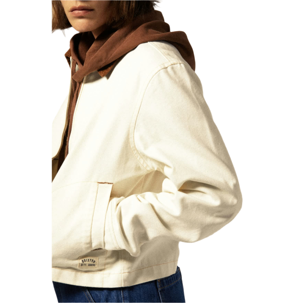 Mechanic Womens Garage Jacket Egret White