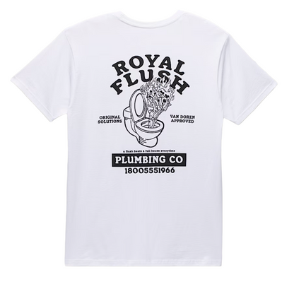 Royal Flush SS Tee White