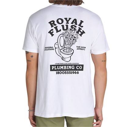 Royal Flush SS Tee White
