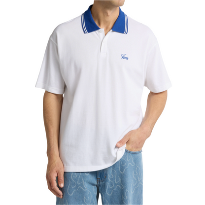 Carson Polo Shirt White/True Blue