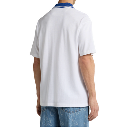 Carson Polo Shirt White/True Blue