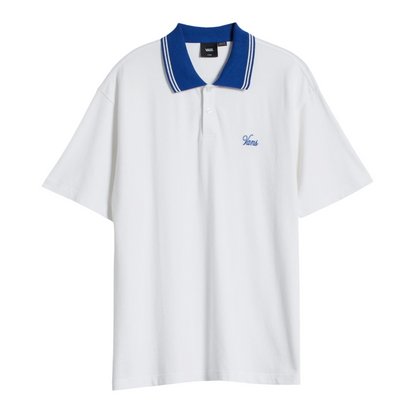 Carson Polo Shirt White/True Blue