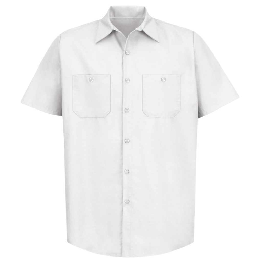 Industrial Work Shirt White