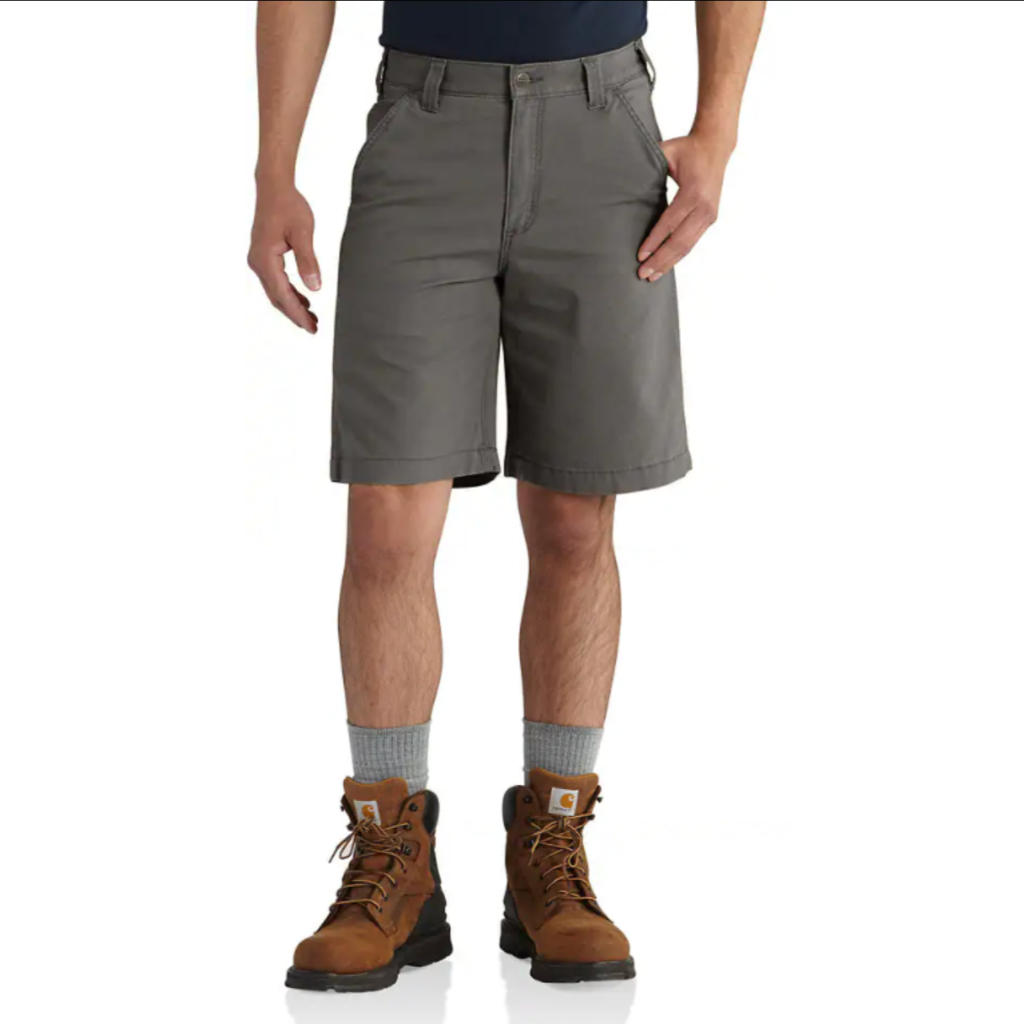 Rugged Flex Relaxed Fit Canvas Work Short Gravel