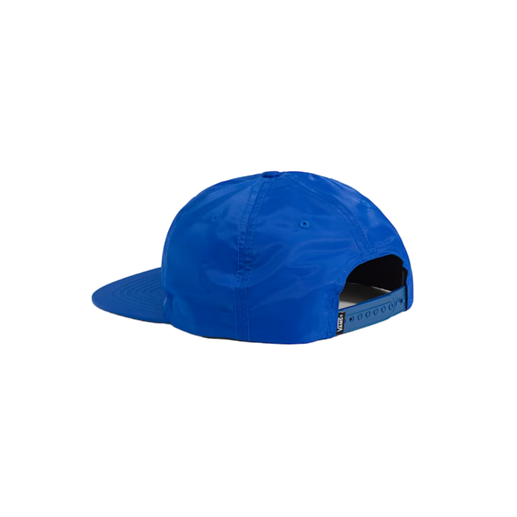 Blue cap on a white background
