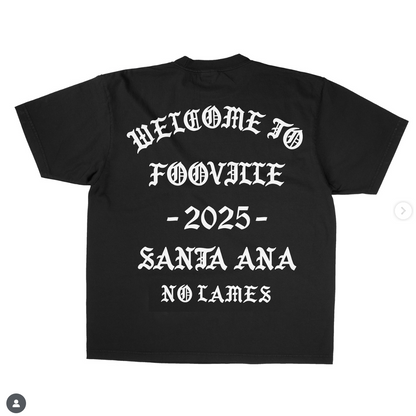 Fooville Black and White Tee