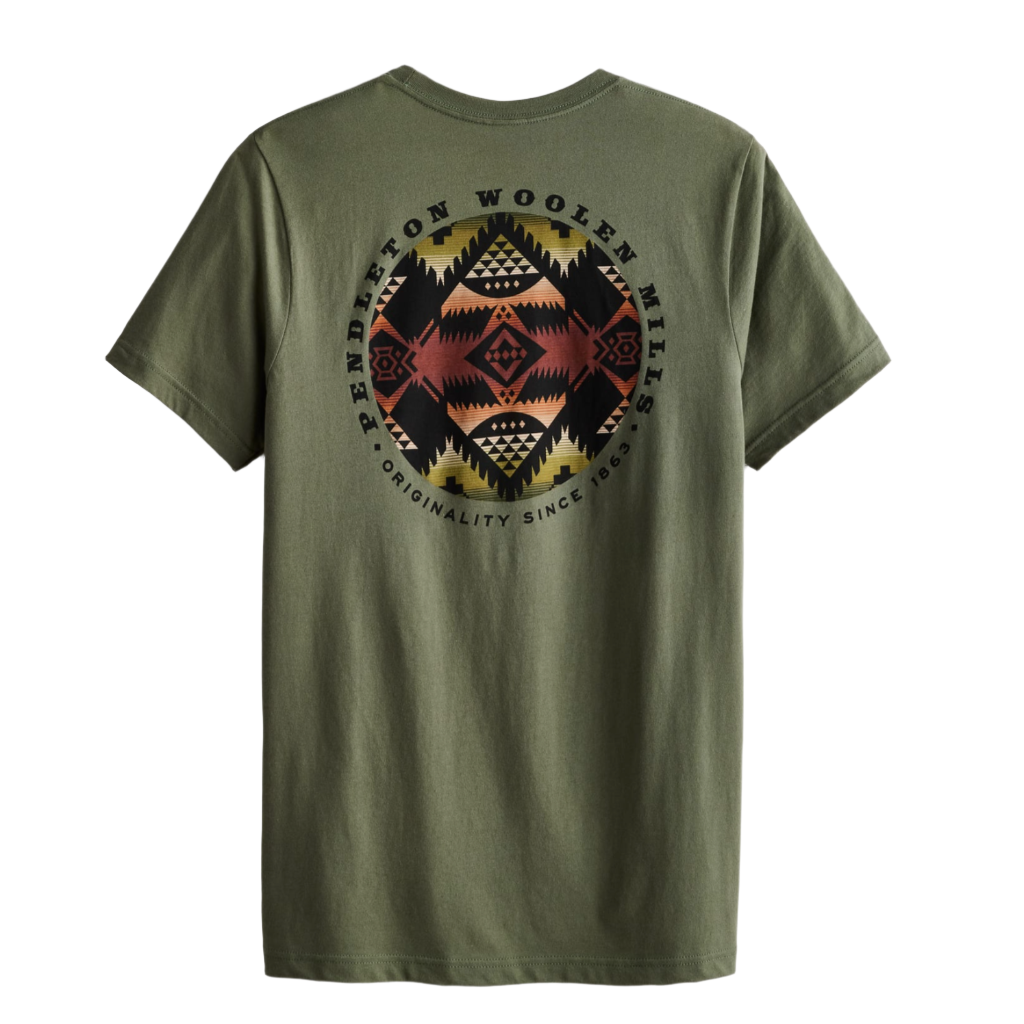 Nehalem Circle Graphic tee military green/multi