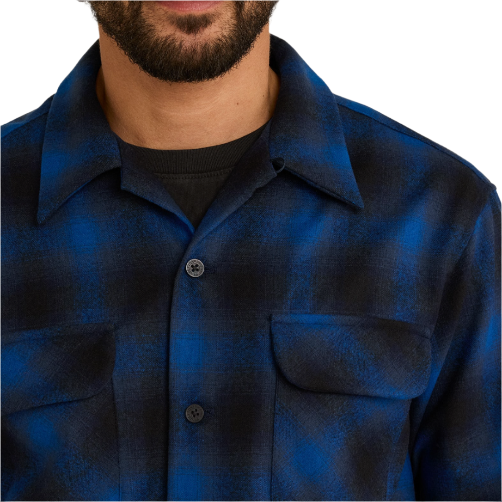 Board Shirt Blue/Black Plaid 24' Tall