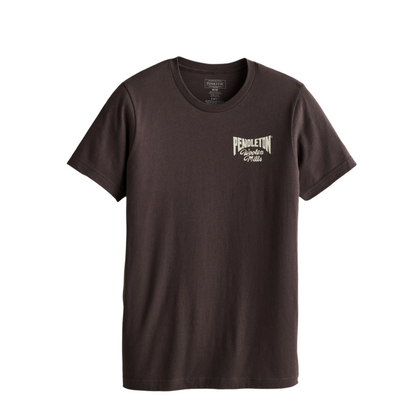 Heritage Rodeo Rider Tee Brown/Cream