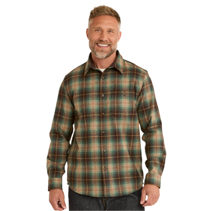 Trail Shirt Brown/Green Plaid 24'