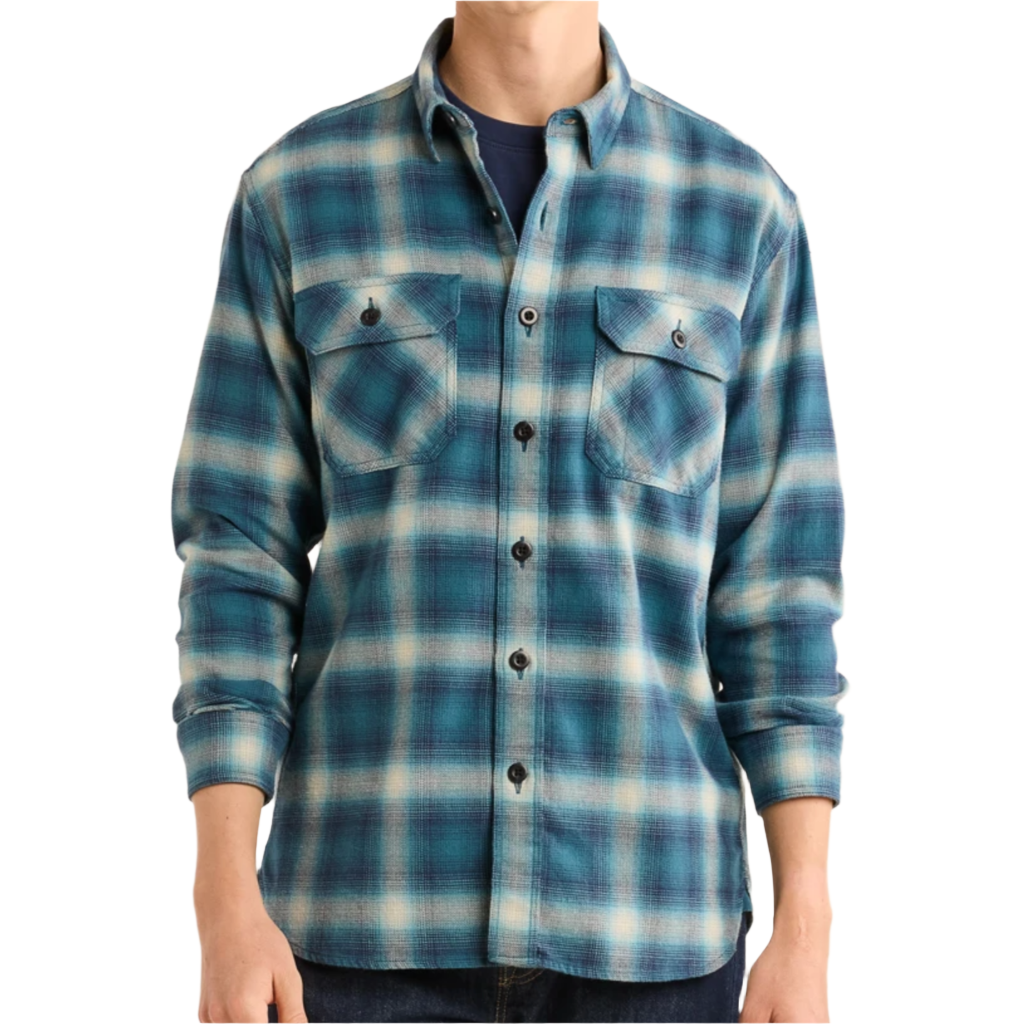 Burnside Navy/Blue/Grey Plaid 24'