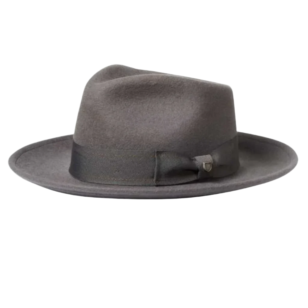 Brixton | Swindle Convertabrim Fedora Grey/Grey | Hats – Gunthers