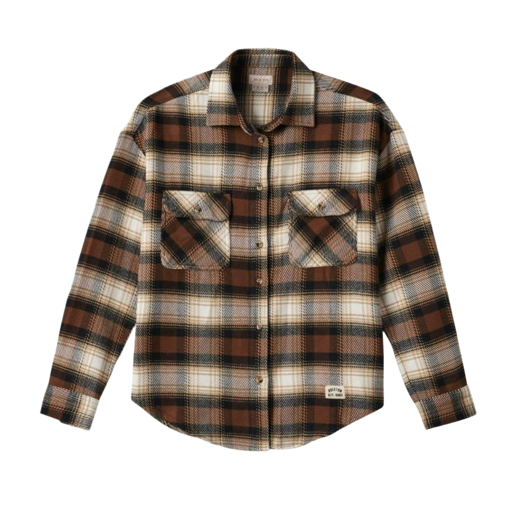 Bowery W Classic Flannel Pinecone Brown/Black/Sand