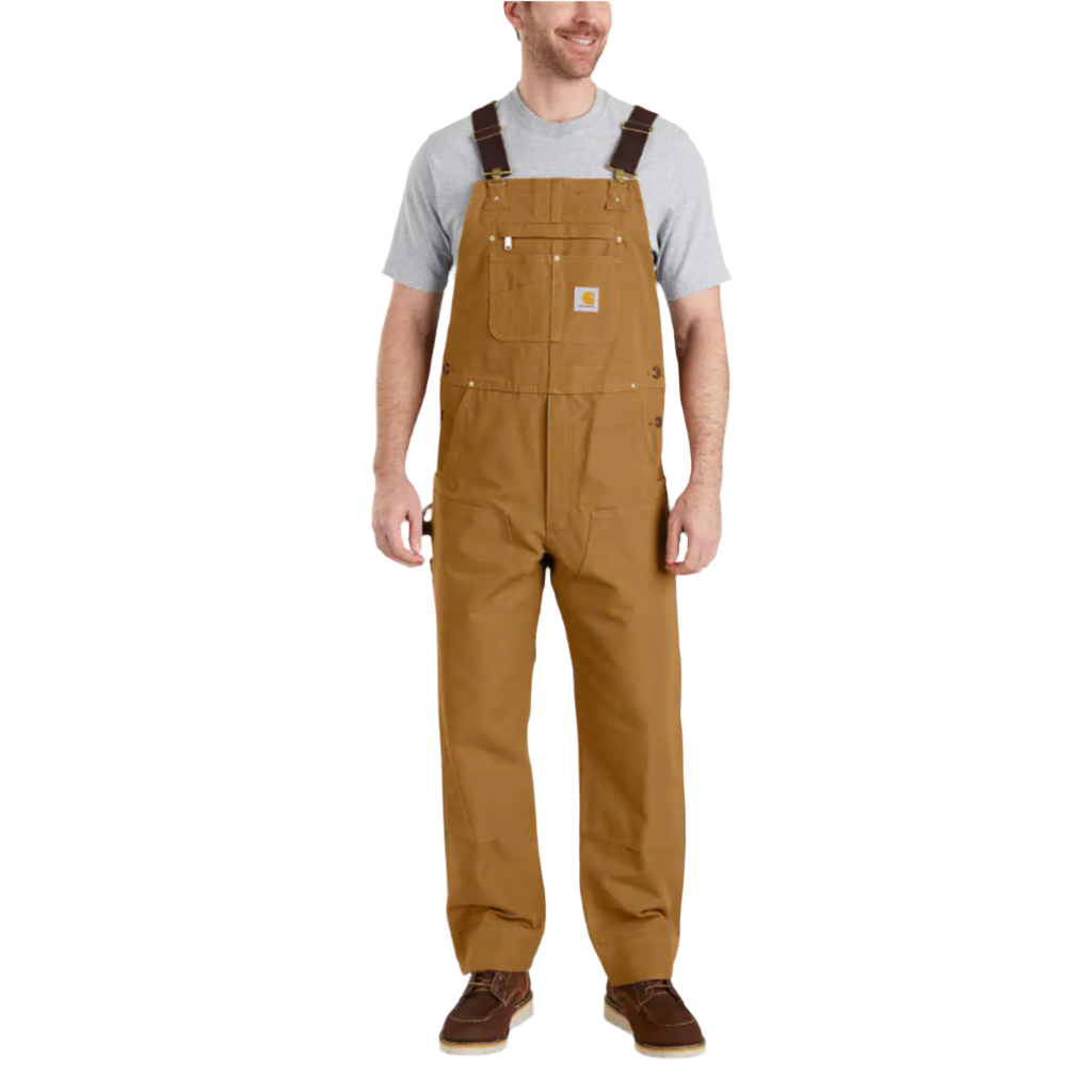 Relaxed Fit Duck Bib Overall Carhartt Brown