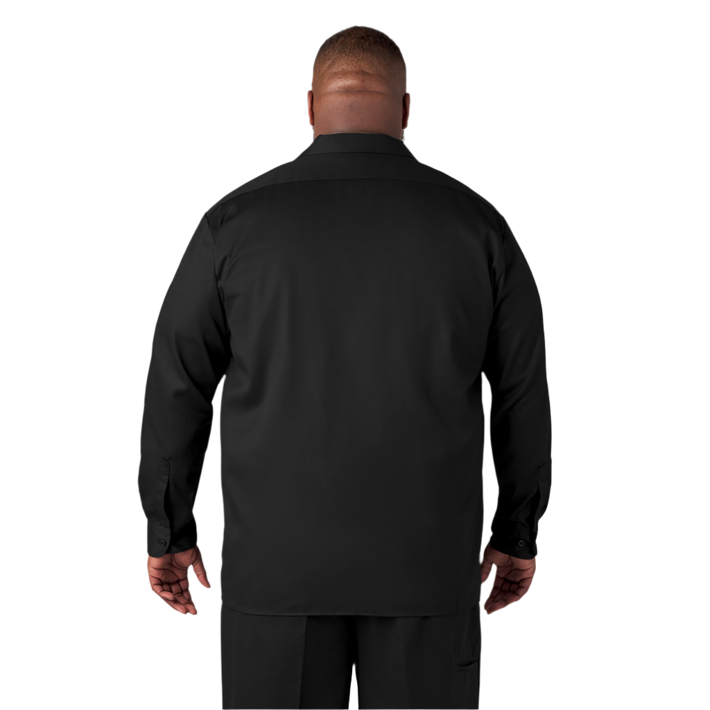 Long Sleeve Flex Twill Work Shirt Black