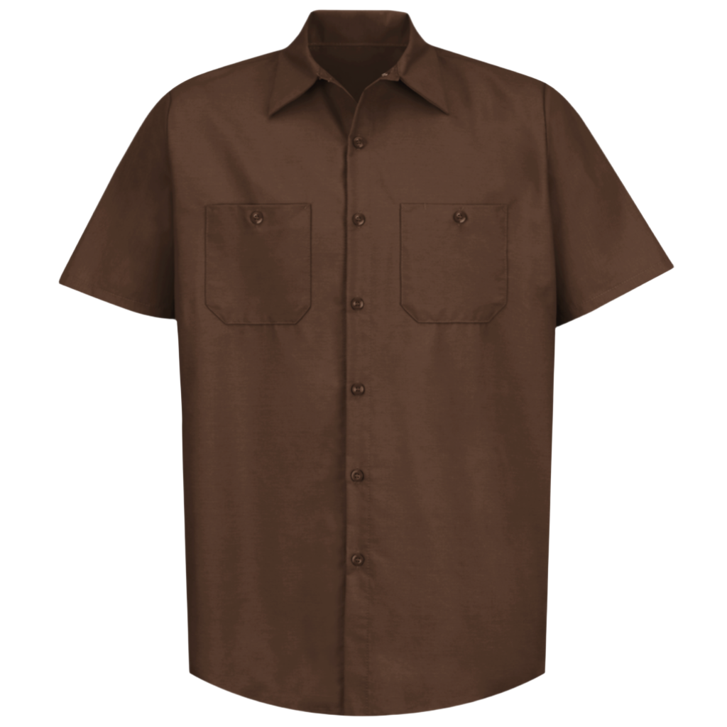 Industrial Work Shirt Brown