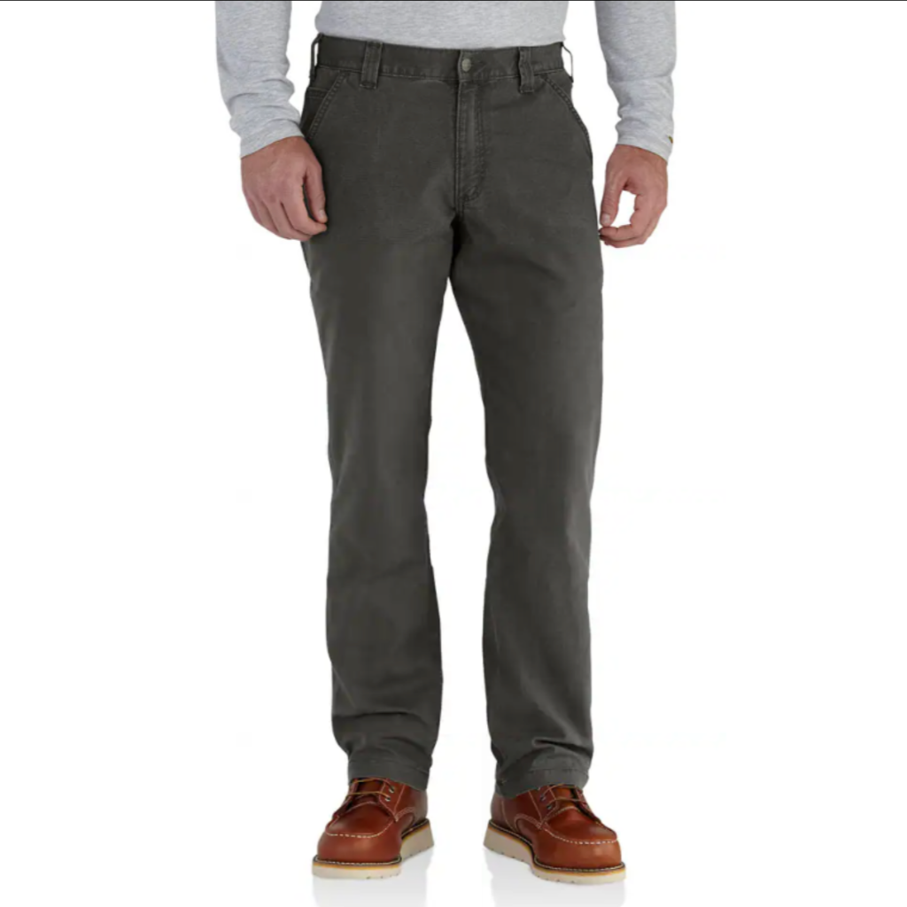 Relaxed Rugged Flex Canvas Work Pants Peat
