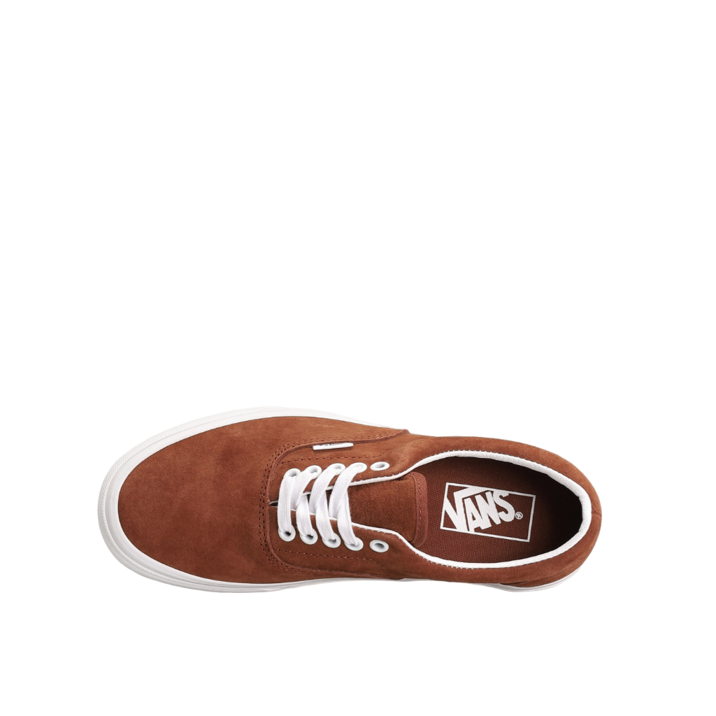 Brown Vans sneaker on a white background