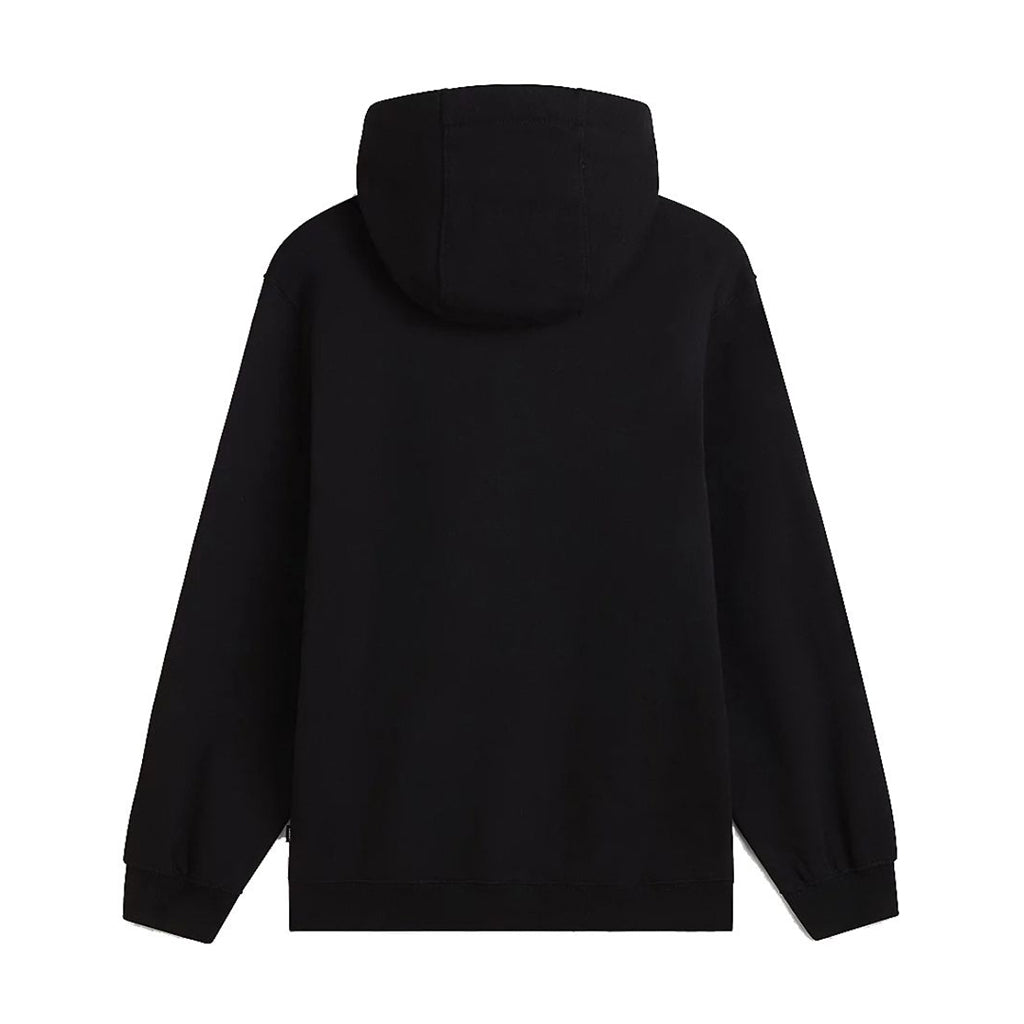Back of Vans Black hoodie