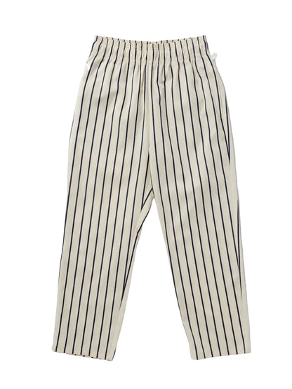 Striped pants on a white background