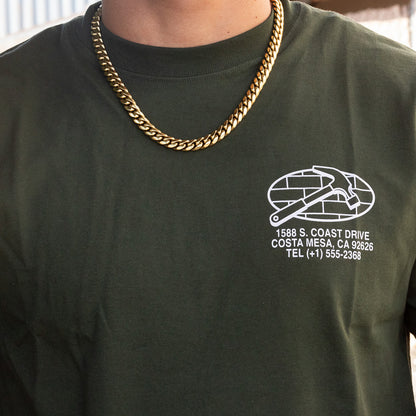 Service Repair Tee Dried Kelp