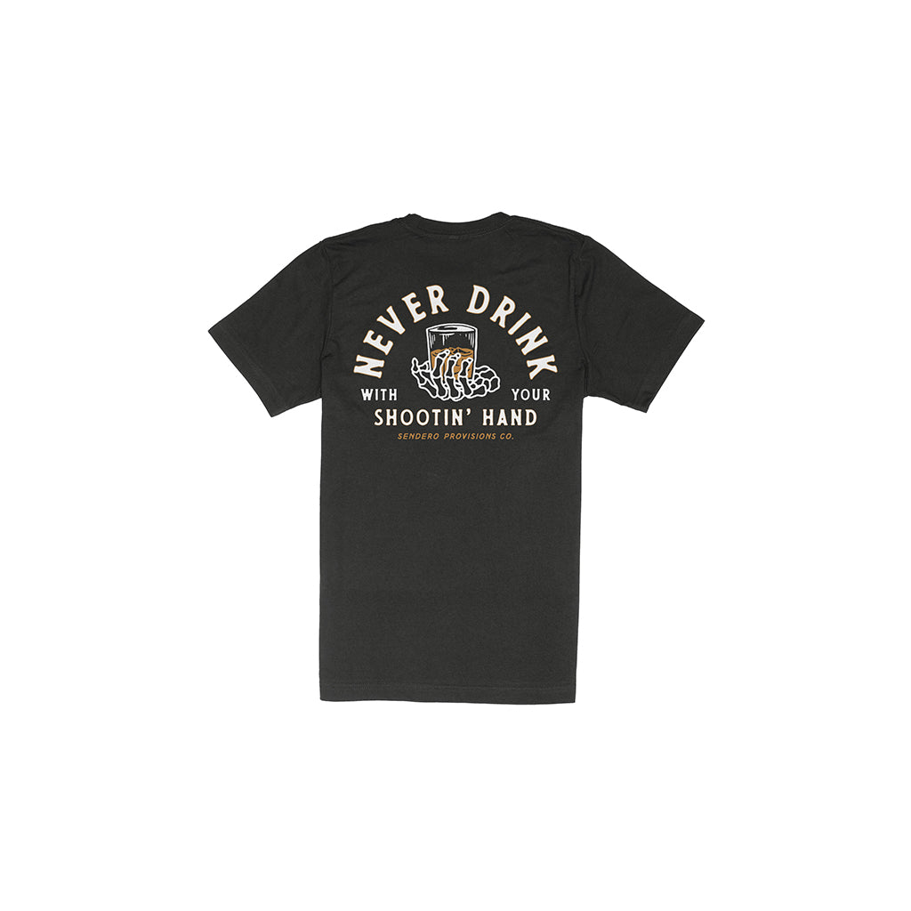Shootin' Hand Tee Black