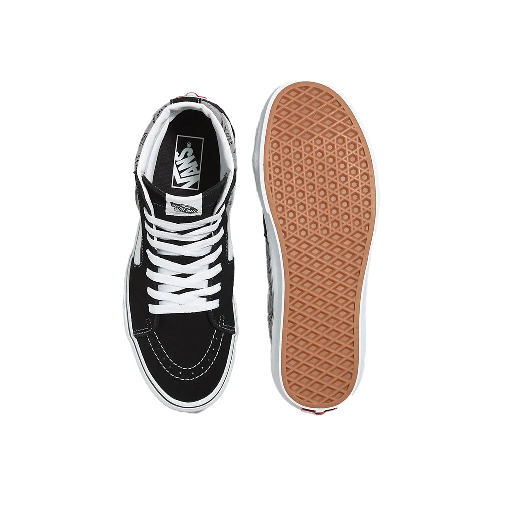 Vans | Sk8 Hi Paisley Grey/True White | Shoe – Gunthers